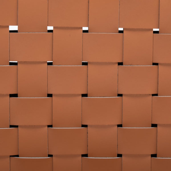 Safavieh WESSON Woven Dining Chair Set of Two: Modern Minimalism Meets Tactile Luxury for Your Home Cognac / Black DCH3005B-SET2