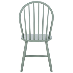 Safavieh Omaha Dining Chair - Elegant Rubberwood Design For Cozy And Chic Dining Experiences At Home Sage Wood Dch3300a-set2