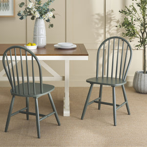Safavieh Omaha Dining Chair - Elegant Rubberwood Design For Cozy And Chic Dining Experiences At Home Dark Green Wood Dch3300b-set2