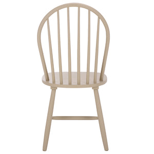 Safavieh Omaha Dining Chair - Elegant Rubberwood Design For Cozy And Chic Dining Experiences At Home Khaki Wood Dch3300c-set2