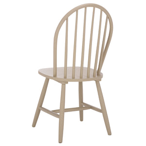 Safavieh Omaha Dining Chair - Elegant Rubberwood Design For Cozy And Chic Dining Experiences At Home Khaki Wood Dch3300c-set2
