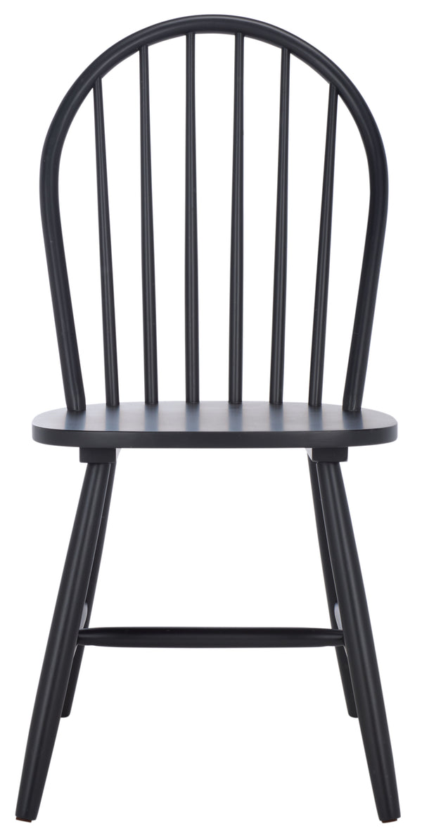 Safavieh Omaha Dining Chair - Elegant Rubberwood Design For Cozy And Chic Dining Experiences At Home Black Wood Dch3300d-set2