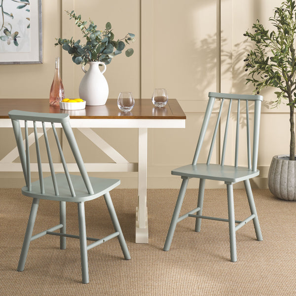 Safavieh Analin Dining Chair - Elevate Your Dining Experience With Stylish Comfort And Eco-friendly Design Sage Wood Dch3302a-set2