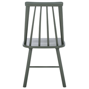 Safavieh Analin Dining Chair - Elevate Your Dining Experience With Stylish Comfort And Eco-friendly Design Dark Green Wood Dch3302b-set2