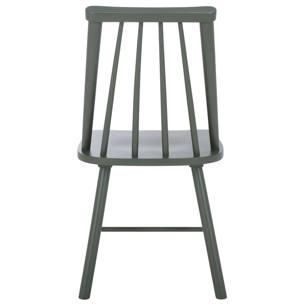 Safavieh Analin Dining Chair - Elevate Your Dining Experience With Stylish Comfort And Eco-friendly Design Dark Green Wood Dch3302b-set2