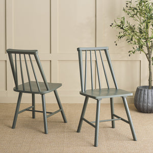 Safavieh Analin Dining Chair - Elevate Your Dining Experience With Stylish Comfort And Eco-friendly Design Dark Green Wood Dch3302b-set2