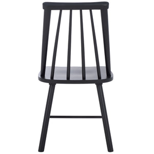 Safavieh Analin Dining Chair - Elevate Your Dining Experience With Stylish Comfort And Eco-friendly Design Black Wood Dch3302d-set2