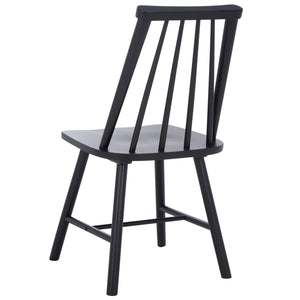 Safavieh Analin Dining Chair - Elevate Your Dining Experience With Stylish Comfort And Eco-friendly Design Black Wood Dch3302d-set2