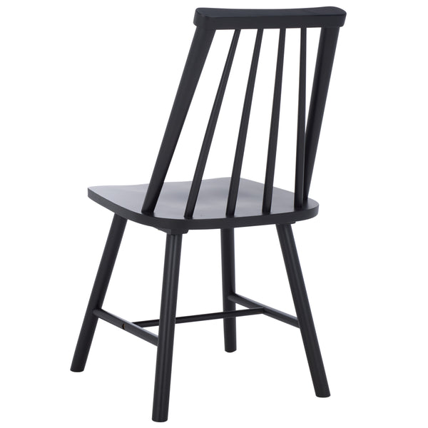 Safavieh Analin Dining Chair - Elevate Your Dining Experience With Stylish Comfort And Eco-friendly Design Black Wood Dch3302d-set2