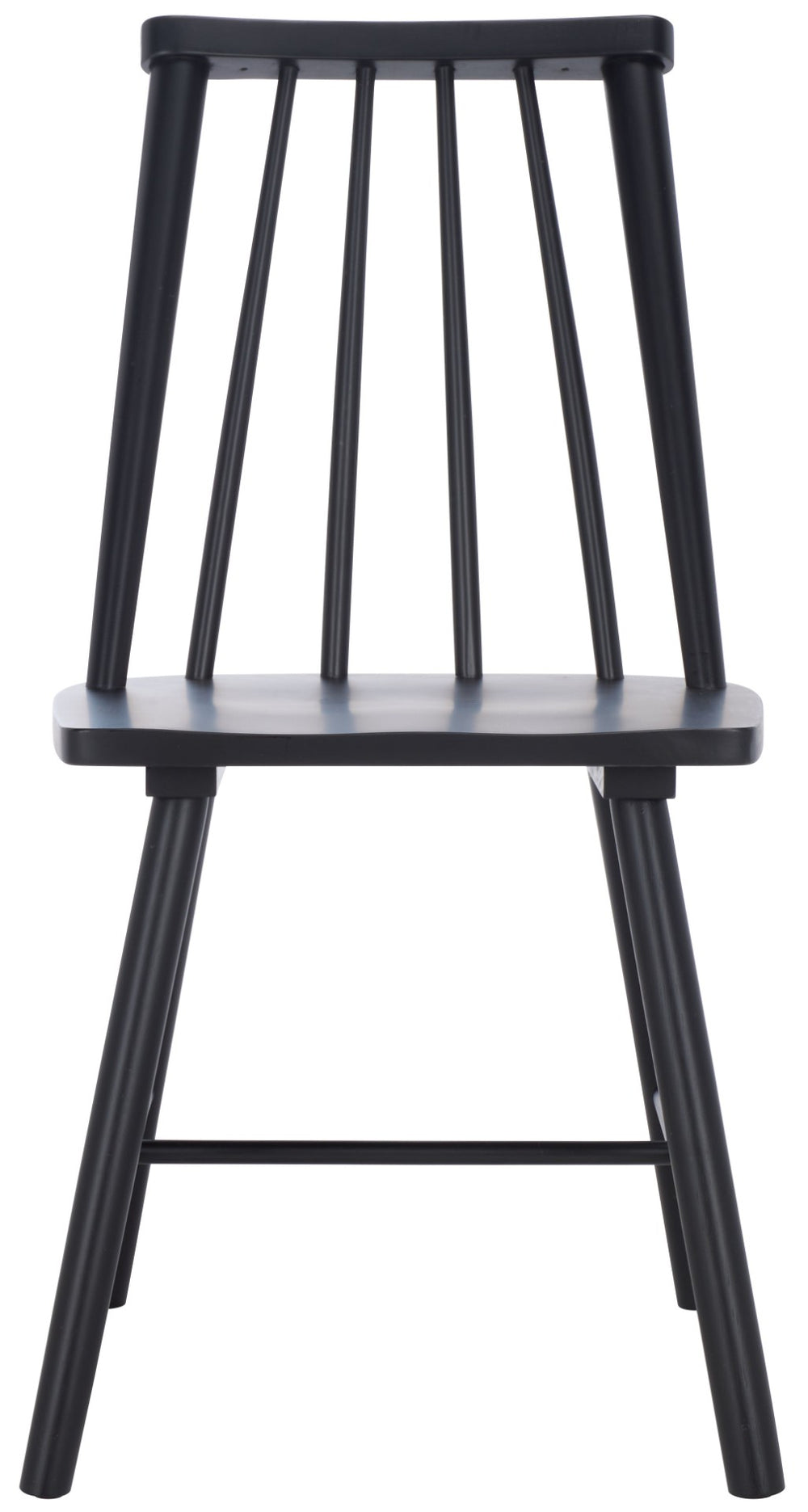 Safavieh ANALIN Dining Chair - Timeless Elegance and Comfort for Any Dining Space, Durable & Stylish Design Black DCH3302D-SET2