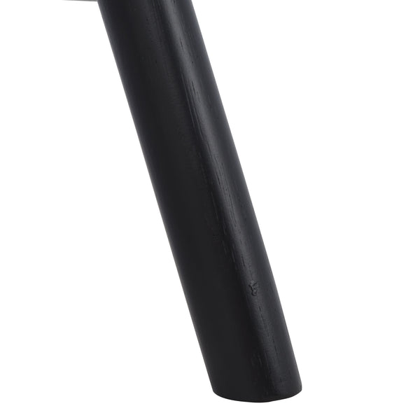 Safavieh Analin Dining Chair - Elevate Your Dining Experience With Stylish Comfort And Eco-friendly Design Black Wood Dch3302d-set2