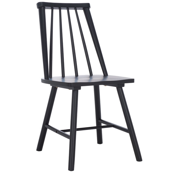 Safavieh Analin Dining Chair - Elevate Your Dining Experience With Stylish Comfort And Eco-friendly Design Black Wood Dch3302d-set2