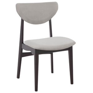 Botan Dining Chair Set Of 2 With Solid Wood Frame, Plush Contoured Seat, Durable Fabric, Stable Everyday Style