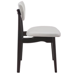 Botan Dining Chair Set Of 2 With Solid Wood Frame, Plush Contoured Seat, Durable Fabric, Stable Everyday Style