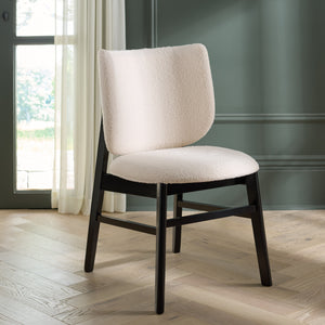 Safavieh Norman Dining Chair - Elegant Dark Green And Black Seating For A Cozy Dining Experience At Home White ,Black Normal Fabric ,Normal Foam ,Bentwood ,Mdf Chair Seat Panel ,Rubberwood Dch3801b