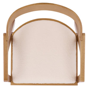 Safavieh Wildon Dining Chair - Modern Comfort With Foam-Padded Seating And Elegant Design For Any Dining Space White / Light Walnut DCH3803B