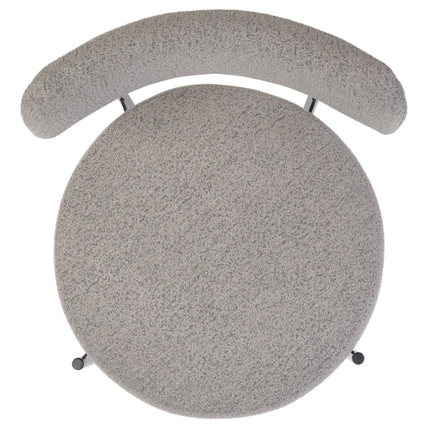 Safavieh ANDREAN Dining Chair - Modern Design with Luxurious Boucle Upholstery for Ultimate Comfort and Style Grey / Black DCH3900A-SET2