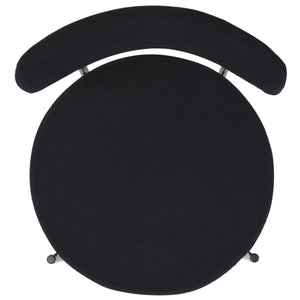 Safavieh Andrean Dining Chair - Chic Boucle Fabric With Solid Metal Legs For Stylish Comfort And Durability Black ,Black Metal ,Fabric ,Foam ,Mdf Dch3900d-set2