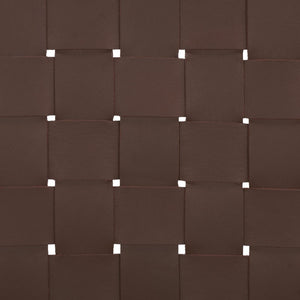 Safavieh TAIKA Woven Leather Dining Chair - Artisan Crafted, Modern Design, Perfect for Stylish Dining Spaces Cognac / Natural DCH4000A-SET2