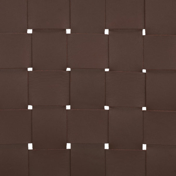 Safavieh TAIKA Woven Leather Dining Chair - Artisan Crafted, Modern Design, Perfect for Stylish Dining Spaces Cognac / Natural DCH4000A-SET2