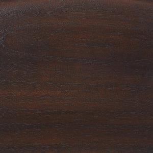 Safavieh Willa Rocking Dining Chair - Contemporary Teak And Leather Blend For Stylish Comfort And Elegance Cognac / Walnut DCH4005D