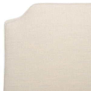 Safavieh CLARSTE Dining Chair in Sand - Elegant Upholstered Design with Metallic Handle for Modern Comfort DCH4501A-SET2