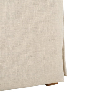 Safavieh CLARSTE Dining Chair in Sand - Elegant Upholstered Design with Metallic Handle for Modern Comfort DCH4501A-SET2