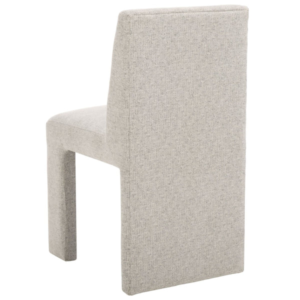 Safavieh Zale Dining Chair - Sculptural Comfort & Tailored Design For Modern Dining Spaces And Stylish Accents Light Grey DCH5200B