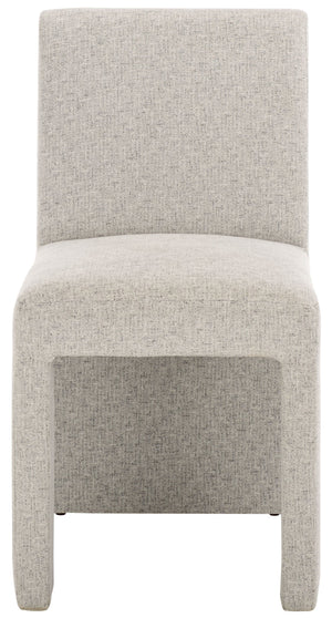 Safavieh Zale Dining Chair - Light Grey Upholstered Elegance With Sculptural Design For Modern Spaces Light Grey Wood,Fabric,Foam Dch5200b