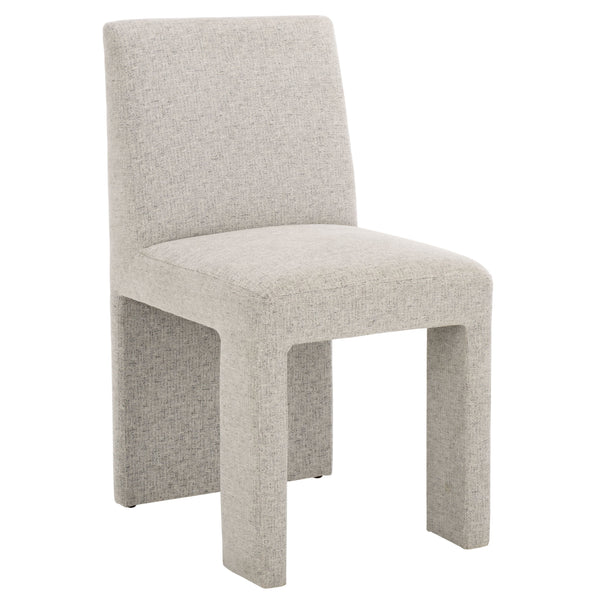 Safavieh Zale Dining Chair - Light Grey Upholstered Elegance With Sculptural Design For Modern Spaces Light Grey Wood,Fabric,Foam Dch5200b