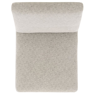 Safavieh Zale Dining Chair - Light Grey Upholstered Elegance With Sculptural Design For Modern Spaces Light Grey Wood,Fabric,Foam Dch5200b