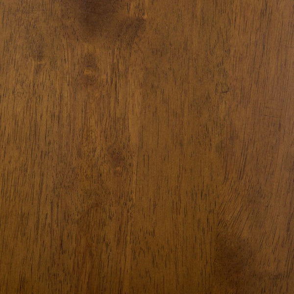 Safavieh Gregor Solid Rubberwood Dining Chair Warm Natural Finish for Modern Farmhouse Tables Walnut DCH5901A-SET2