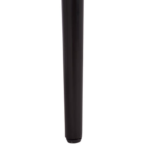 Safavieh Covelle Dining Arm Chair - Modern Black & Gold With Dove Grey Upholstery For Ultimate Dining Style Black Gold ,Dove Grey Metal ,Fabric ,Foam Dch6401a-set2