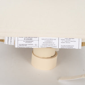 Safavieh TOJO Cane Dining Chair Set of 2 with Cushion – Coastal Chic White & Grey Design for Modern Spaces DCH6502B-SET2