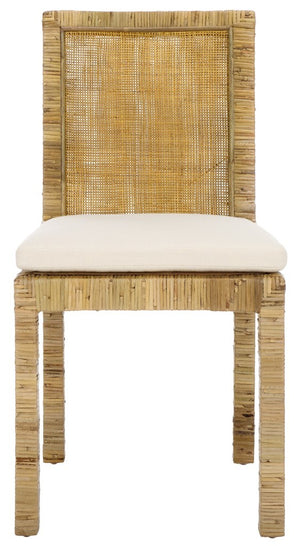 Safavieh Tojo Cane Dining Chair W/ Cushion DCH6502B-SET2