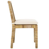 Safavieh Tojo Cane Dining Chair W/ Cushion DCH6502B-SET2