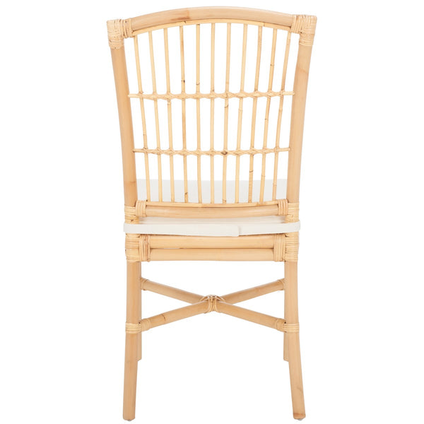 Safavieh Arne Dining Chair W/ Cushion Natural Wood DCH6504A-SET2