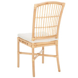 Safavieh Arne Dining Chair W/ Cushion Natural Wood DCH6504A-SET2