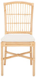 Safavieh Arne Dining Chair W/ Cushion Natural Wood DCH6504A-SET2