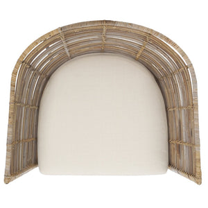 Safavieh Camira Dining Chair With Cushion - Coastal Charm, Ergonomic Support, And Modern Black Metal Legs DCH6507A