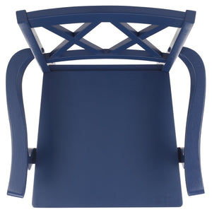 Yana Double X-Back Arm Chair With Ergonomic Arms And Rich Wood Finish For Dining & Accent Seating
