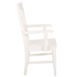 Yana Double X-Back Arm Chair With Ergonomic Arms And Rich Wood Finish For Dining & Accent Seating