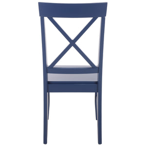 Ksenia X-Back Side Chair With Solid Wood Frame, Classic Farmhouse Style And Comfortable Seating