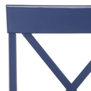 Ksenia X-Back Side Chair With Solid Wood Frame, Classic Farmhouse Style And Comfortable Seating