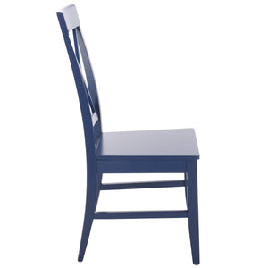 Ksenia X-Back Side Chair With Solid Wood Frame, Classic Farmhouse Style And Comfortable Seating