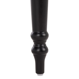 Rasia Solid Wood Ladder Back Side Chair With Ergonomic Support, Durable Lacquer Finish, 40.5" H