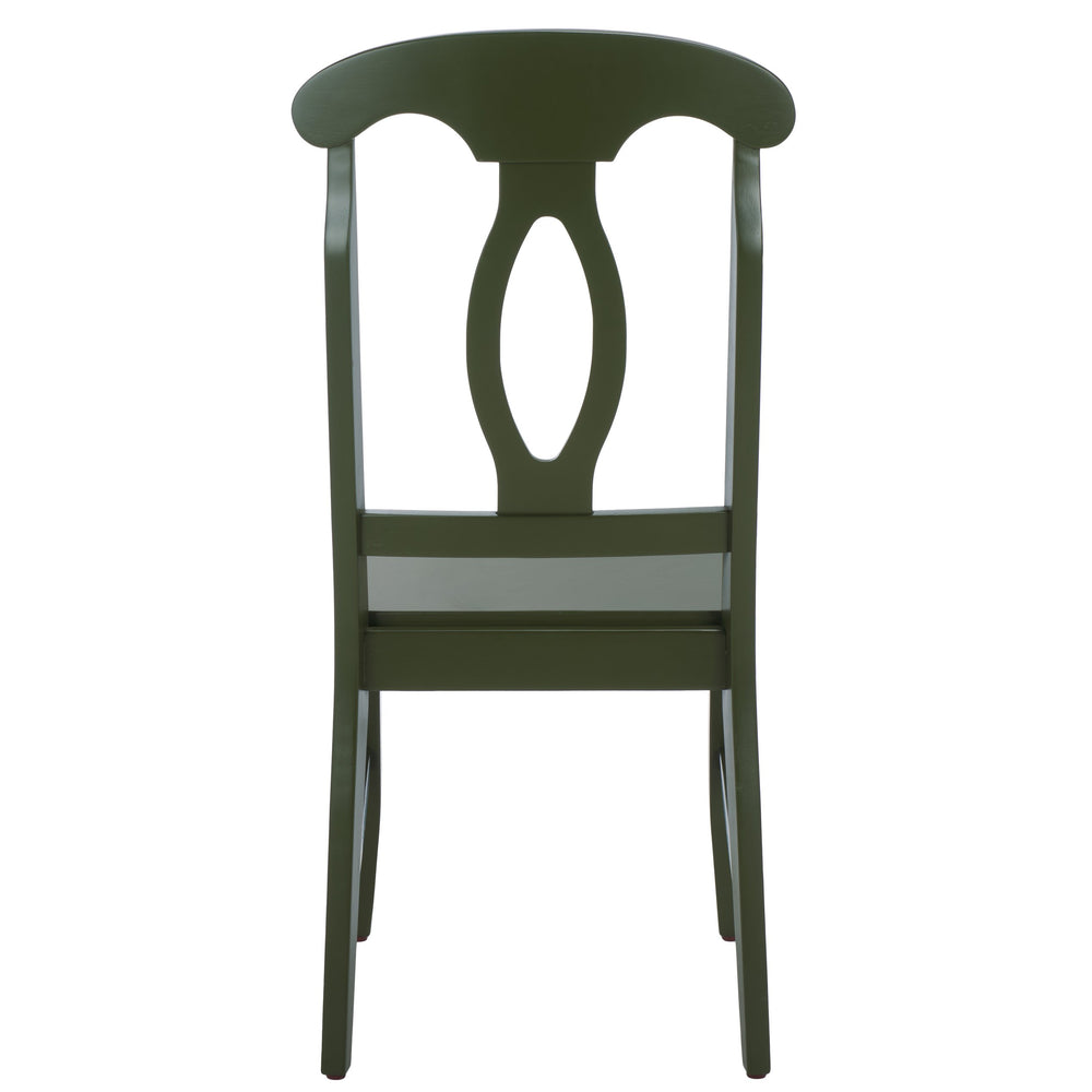 Safavieh Hannelore Side Chair - Elegant Dark Green Design For Chic Home Decor & Memorable Gatherings Dark Green Wood Dch6906c
