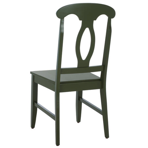 Safavieh Hannelore Side Chair - Elegant Dark Green Design For Chic Home Decor & Memorable Gatherings Dark Green Wood Dch6906c