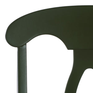 Safavieh Lieselotte Side Chair - Timeless Elegance With Solid Rubberwood, Ideal For Dining & Accent Spaces Dark Green DCH6906C