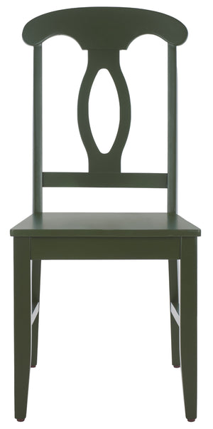 Safavieh Hannelore Side Chair - Elegant Dark Green Design For Chic Home Decor & Memorable Gatherings Dark Green Wood Dch6906c